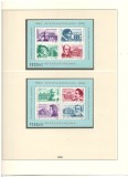 ROMANIA.1985/87 ALBUM LINDNER. Colectie timbre nestampilate, Romania de la 1950