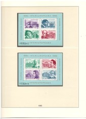 ROMANIA.1985/87 ALBUM LINDNER. Colectie timbre nestampilate