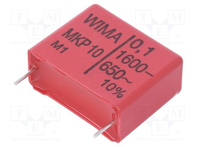 Condensator WIMA polipropilenă 100nF 1,6kV THT 22,5mm