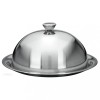 Excellent Houseware Dom tip clopot cu suport servire, oțel inoxidabil 442506