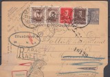 ROMANIA 1943 CARTE POSTALA CP 112 CIRCULATA ARAD-UNGARIA 1944, Printata