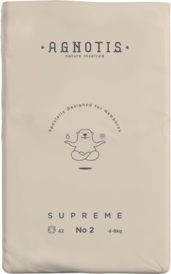 Scutece hipoalergenice Supreme Agnotis, marimea nr. 2, 4-8 kg, 42 bucati foto