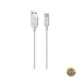 Cablu Date si Incarcare USB-A - USB-C Borofone BX14 LinkJet 18W 1m Alb