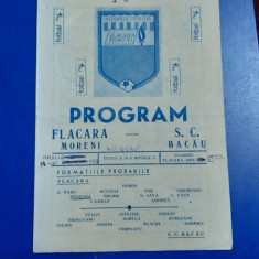 program Flacara Moreni - SC Bacau