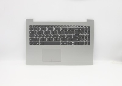 Carcasa superioara cu tastatura palmrest Laptop, Lenovo, IdeaPad 320-15IKB Type 80XL, 80YE, 81BG, 81BT, 5CB0N86311, argintie, layout US foto