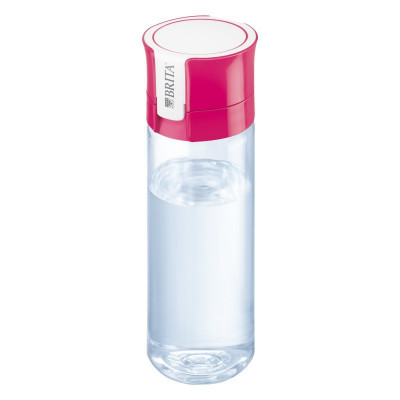 Sticla filtranta Brita Fill&amp;amp;amp;Go Vital, 600 ml, 22 x 7.2 cm, Roz foto