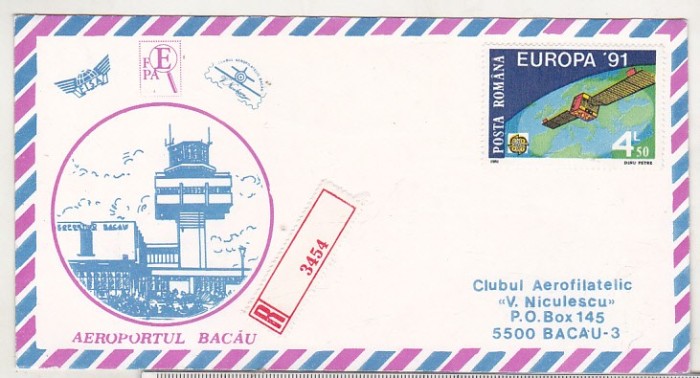 bnk fil Plic ocazional Aeroportul Bacau 1991