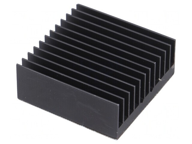 Radiator extrudat cu aripioare BGA negru 37.5mm