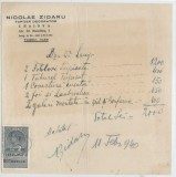 Romania, Nicolae Zidaru, tapiter decorator, Craiova, 1940