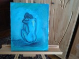 Tablou nud femeie, Ulei, Impresionism