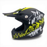 Casca cross/atv copii MiniRocket galben fluo marime YXL