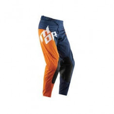 Pantaloni motocross Thor Core Slash culoare portocaliu/albastru inchis marime 32 Cod Produs: MX_NEW 29014865PE foto