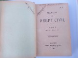 Manual de Drept Civil, anul 1920.