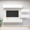 vidaXL Set dulapuri TV, 6 piese, alb, PAL