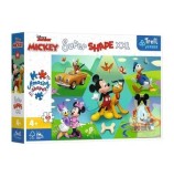 Cumpara ieftin Puzzle Trefl Super Shape XXL - Mickey amuzantul, 60 piese