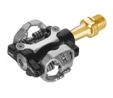 Pedale Wellgo Race Light SPD, Aluminiu Forjat, Ax Titan, Rulmenti, Compatibile SPD, 80x65mm, 230g, Negru