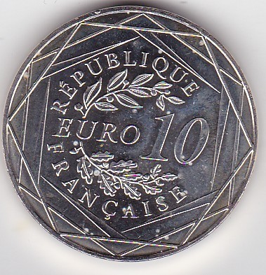Franta 10 Euro UEFA Euros 2016 foto