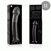 NEBULA SERIES BY IBIZA - MODEL 11 DILDO BOROSILICATE GLASS CLEAR 16 CM -O- 3 CM