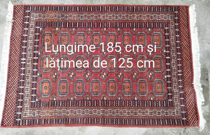 Vechi Covor persan de dimensiuni 185 / 125 cm stare buna