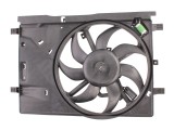 GMV radiator electroventilator Fiat Punto EVO, 2005-2012, motor 1.4 Multiair, benzina, cu AC, 260W; 390 mm; 2 pini