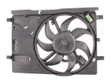 GMV radiator electroventilator Fiat Punto EVO, 2005-2012, motor 1.4 Multiair, benzina, cu AC, 260W; 390 mm; 2 pini, SRLine