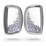 Husa Cheie Auto pentru Hyundai / Kia - 3 Butoane - Keyless Go, kwmobile, Silicon, Silver, 55589.01