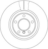 TRW DF6616S Disc frana