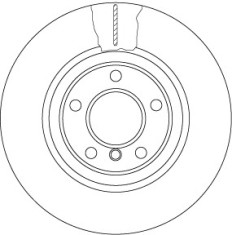 TRW DF6616S Disc frana