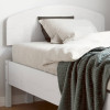 VidaXL Tăblie de pat, alb, 75 cm, lemn masiv de pin