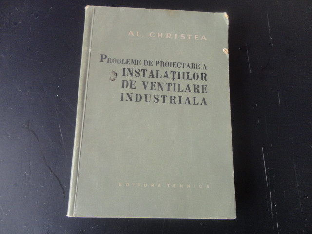 Probleme de proiectare a instalatiilor de ventilare industriala-Al.Christea