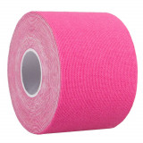 Banda Kinesiologica pentru suportul muschilor, Kinesiology Tape, (Kinesio Tape, Banda Kinesio) pentru sportivi si atleti, roz