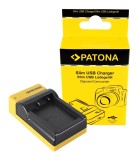 Patona Slim micro-USB incarcator pentru Fujifilm Fuji NP-W126 FinePix HS30 EXR HS30EXR HS-30EXR HS33
