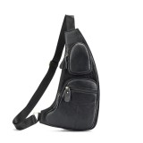 Cumpara ieftin Geanta pentru barbati, Nael GT3311, piele naturala, Negru