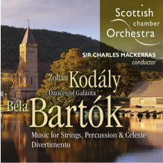 CD # SACD : Zolt&aacute;n Kod&aacute;ly, B&eacute;la Bart&oacute;k, Sir Charles Mackerras &ndash; Dances of Galanta / Music for Strings, Percussion &amp; Celeste / Divertimento (VG+)