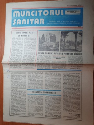 muncitorul sanitar 7 iulie 1987-articolul &amp;quot; insemnari din judetul harghita &amp;quot; foto