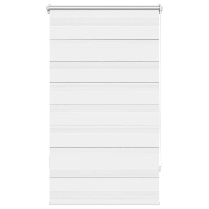 Jaluzea tip zebra, 70 x 120 cm, alb