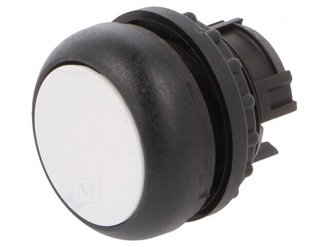 Comutator Alb 22mm cu Buton Apăsare