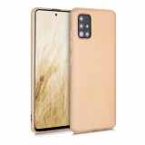 Husa pentru Samsung Galaxy A51, Silicon, Gold, 51201.66