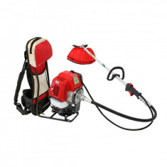 Motocoasa tip rucsac Micul Fermier BC430KF, benzina, 3.5 KW, 4.76 CP, 43 CC, 9000 rpm, motor 2 timpi, accesorii incluse foto