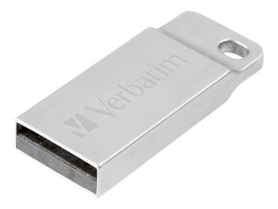 Memorie USB Verbatim Metal Executive, 16GB, USB 2.0, Argintiu
