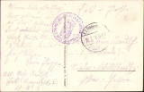 HST CP55 Carte poștală germană 1916 ștampilă Feldpost și de Corp de Armată