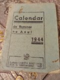 H. Calendar de Buzunar 1944