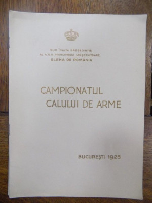 Campionatul calului de arme, Bucuresti 1925 foto