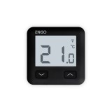 TERMOSTAT DE AMBIENT CU FIR CU CONTROL PRIN INTERNET ENGO E10-B NEGRU