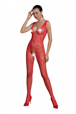 Passion catsuit Eco BS012 S/M Red foto