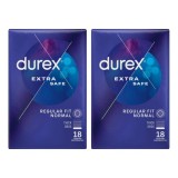 Cumpara ieftin Pachet Prezervative Durex Extra Safe 2x18, 36 bucati