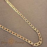 Cumpara ieftin Bratara placata cu aur 18K, zale clasice, lungime 19 cm sau 21 cm, SaraTremo