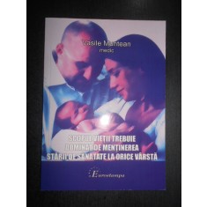 Vasile Muntean - Scopul vietii trebuie dominat de mentinerea starii...