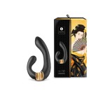 Vibrator Dublu Miyo, Negru, Shunga