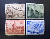 Germania (Deutsches Reich) 1940 - Seria Completă T&acirc;rgul Primăverii de la Leipzig (Leipziger Messe 1940) 4 Valori MNH -TG1